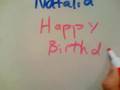 Happy Birthday Natalia 