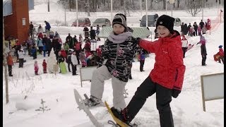 preview picture of video 'Talvirieha Mäntyharjulla 2014'