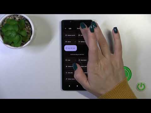 How to Edit Notification Panel Shortcuts on Sony Xperia 5 V