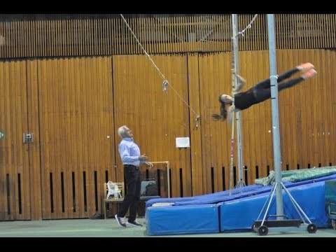 Enikő Korcsmáros - 2nd pole vault training - 280cm