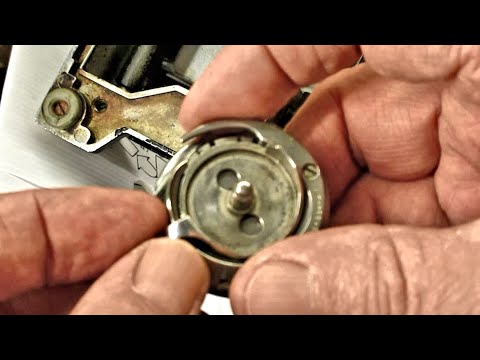 How to Remove Clean and Replace the Hook on a SInger 221 Featherweight