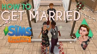 GETTING MARRIED in The Sims Freeplay | With OR Without Wedding Belles