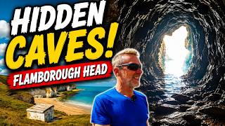 Exploring the HIDDEN CAVES at Flamborough Head! 🌊 Yorkshire Coast Adventure