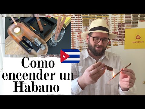 🔥 Como encender un puro Habano al estilo Habano Sommelier de Cuba 🍂🇨🇺