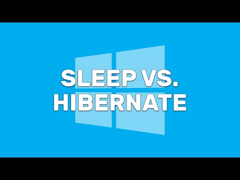 Sleep vs. Hibernate | Windows