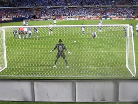 Landon Donovan's penalty kick equalizer, USA versus Honduras, 6/6/09