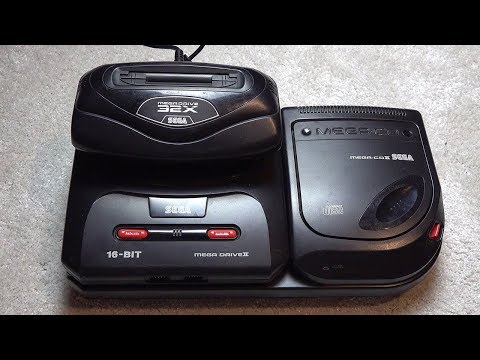 SEGA MEGA DRIVE II + MEGA CD II + SEGA 32X - Unboxing & Live Test (LSTlog #3) [4K]
