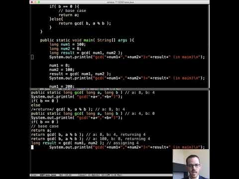 Recursion Example Gcd