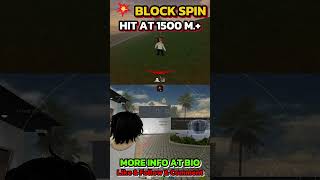Block Spin Shoot Through The Wall 1500M+ 💥 FREE Version #robloxscript #blockspin
