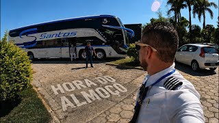 PARADA OBRIGATÓRIA NO KM 56! Almoço e pé na estrada 🚍🛣️
