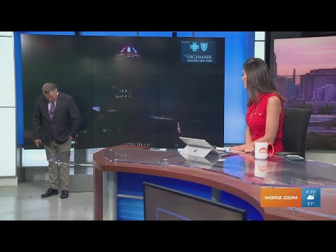 Patrick Hammer starting the day off on the wrong foot