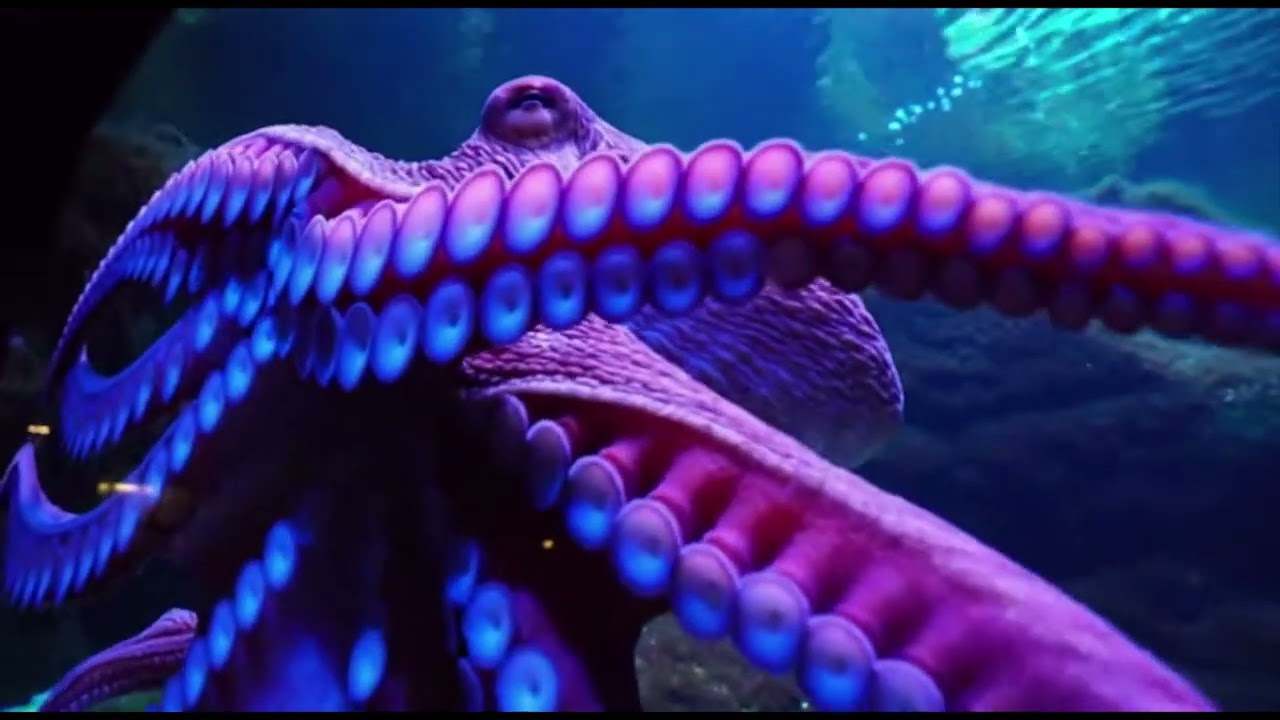 AI Mega Aquarium | Walking Through a Realistic Virtual Ocean Exhibit (4K Documentary)