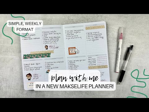 PLAN WITH ME | trying out a new makselife planner notebook! 💛 | #makselifeplanner | may 20-26