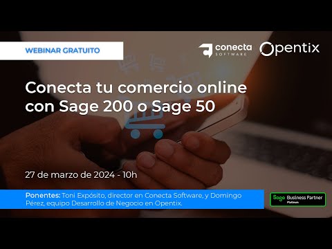 Video Conecta tu comercio online con Sage 200 o Sage 50