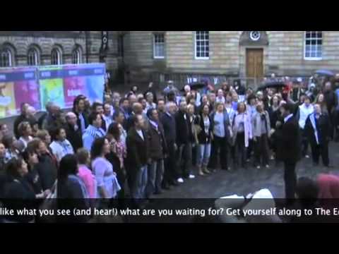 InChorus and Lothian & Borders Police Choir Flash Mob 2010