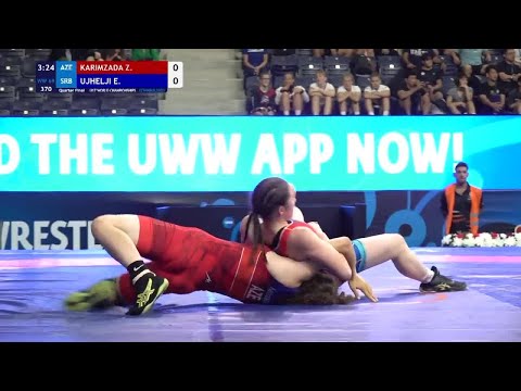 Quarter Final • WW 69Kg • Zahra KARIMZADA (AZE) vs. Evelin UJHELJI (SRB)