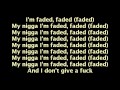 Tyga feat. Lil Wayne - Faded (Lyrics On Screen ...