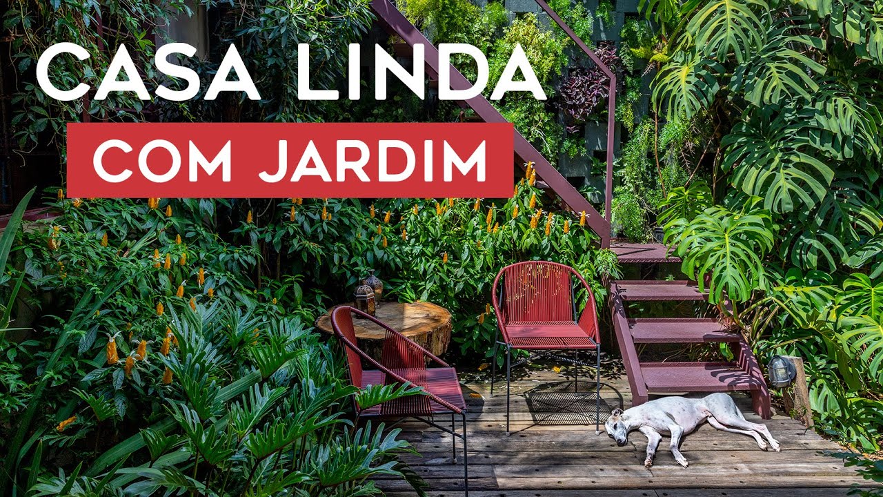 A CASA ONDE VOCÊ VAI QUERER MORAR | O REFÚGIO PERFEITO EM TORNO DE UM JARDIM TROPICAL