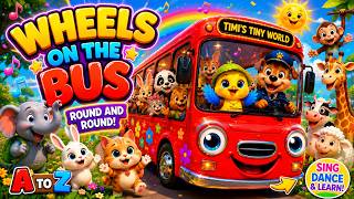 Wheels on the Bus Go Round and Round 🚌 | Fun Kids Song | Nursery Rhymes for Children 2026 #kidssongs
