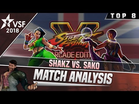 SFV AE Match Analysis: VSFighting 2018 Top 8 - Shakz vs. Sako