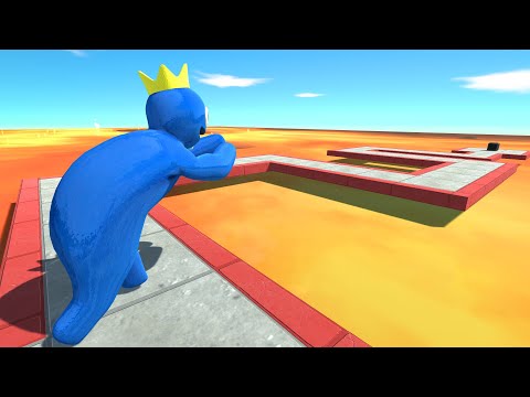 Zigzag Path On Lava - Animal Revolt Battle Simulator