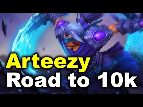 Arzeezy 9400 MMR vs US Pubs & Trashtalks - Road to 10k DOTA 2