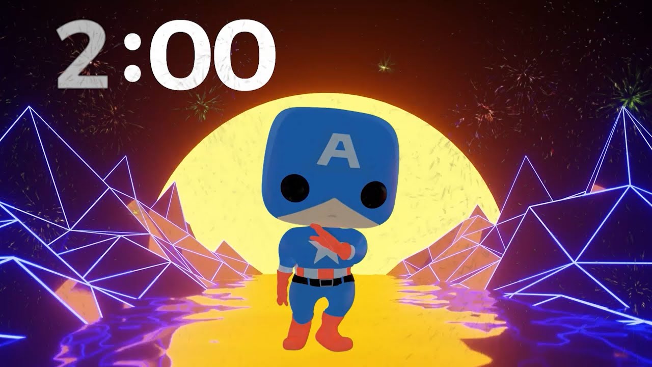 2 Minute Countdown Timer - Hero Dance