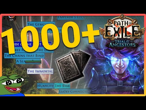 1000 Stacked Decks Gamble | PoE 3.22