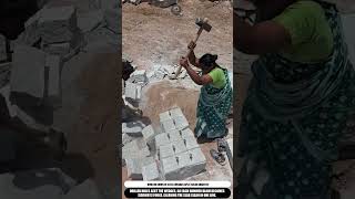 How Granite Is Split By Hand With Steel Wedges
