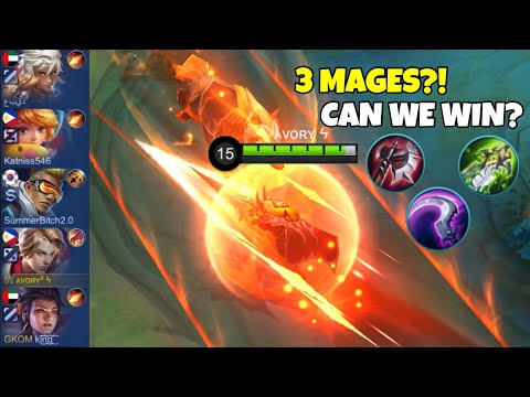 3 MAGES?! CAN WE WIN THIS GAME? - TOP GLOBAL LEOMORD - Avory | MLBB