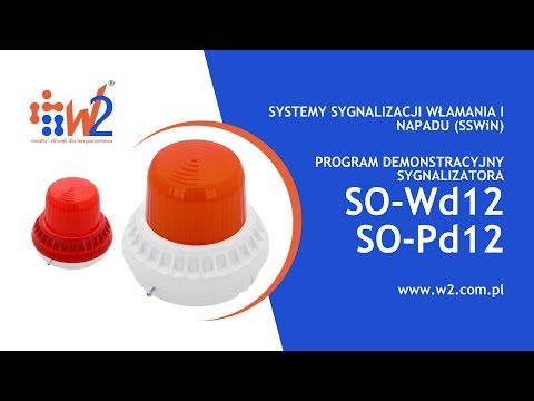W2 - program demonstracyjny sygnalizatora SO-Wd12, SO-Pd12 - zdjęcie