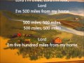 Peter, Paul & Mary ~  500 Miles (Lyrics)