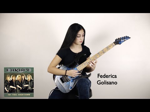 The Final Countdown - Europe - Solo Guitar Cover Federica Golisano 14 YEARS OLD