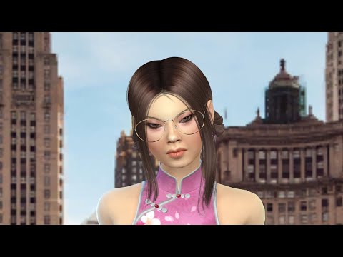 the sims 4 custom sim download woman Jia Li Chiang by Bonita100 Cas Video Preview