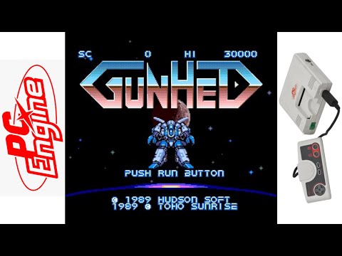 Gunhed / Blazing Lazers PC-Engine / Turbografx 16 Longplay Playthrough Compile 1989