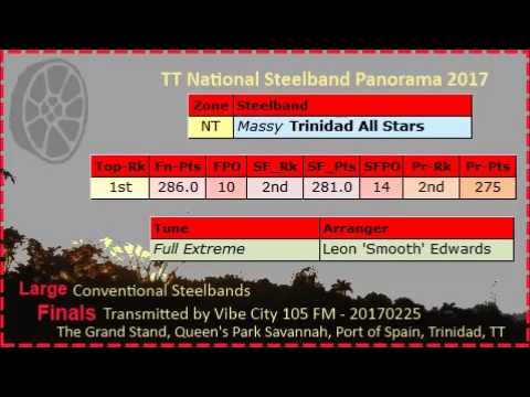 Pano Finals Lg 2017 - Massy Trinidad All Stars Steel Orchestra - Full Extreme (Arr 'Smooth' Edwards)