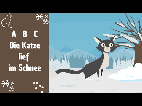 ABC - Die Katze lief im Schnee  I  Kinderlied