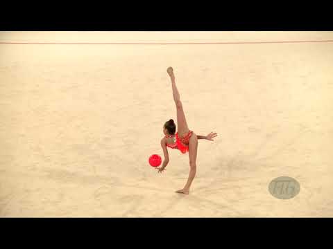 KRASNORUTSKAIA Arina (BLR) - 2019 Rhythmic Junior Worlds, Moscow (RUS) - Qualifications Ball