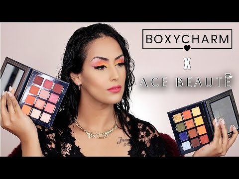Neon EYE Makeup Using Boxycharm palettes | Featuring Ace Beaute & Ofra Cosmetics