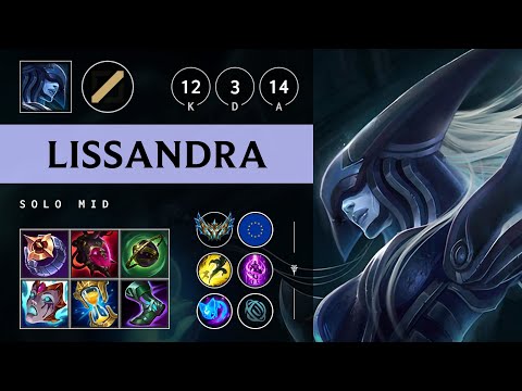 Lissandra Mid vs Sylas: Legendary - EUW Challenger Patch 14.17