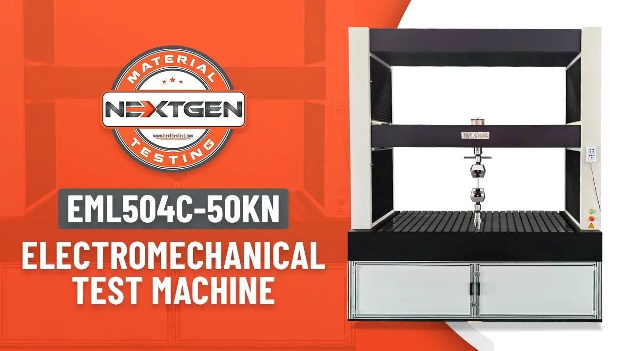 50kN Universal Testing Machine Installation & Training Guide | EML504C | NextGen