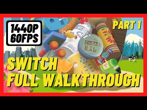 Katamari Damacy Reroll (Switch) Part 1 - Gameplay Walkthrough [No Commentary]