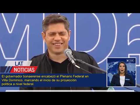 Axel Kicillof lanza el Movimiento Derecho al Futuro rumbo a la Presidencia 2027