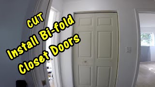 How to Cut and Fit Hollow Bifold Closet Doors | Easy Install