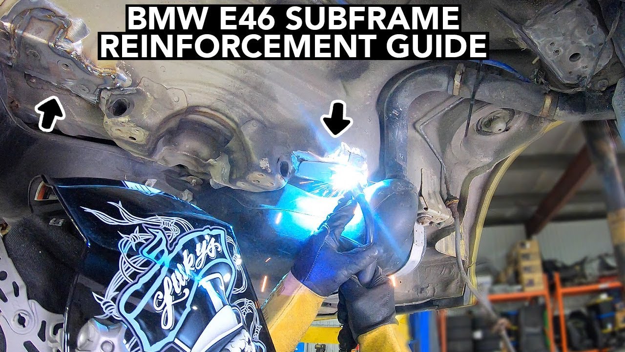 Rebuilding and Modifying a $4000 BMW E46 M3 - Part 17 - Cracked Subframe Here's How You Fix It