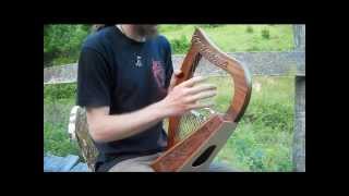 Sun and Moon Dance - Sowelu (Wardruna cover) on harp