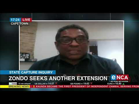Zondo seeks another extention