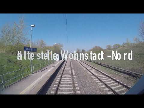 Führerstandmitfahrt RB47 Halle HBF-Könnern Part1[FullHD]