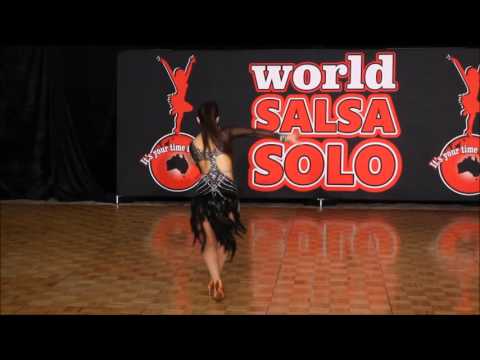World Salsa Solo Champion 2015 - 1st place Overall Professional Salsa Soloist - Jordynn Lurie (USA)