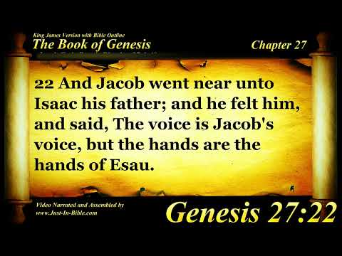Genesis Chapter 27 - Bible Book 01 - The Holy Bible KJV Read Along Audio/Video/Text